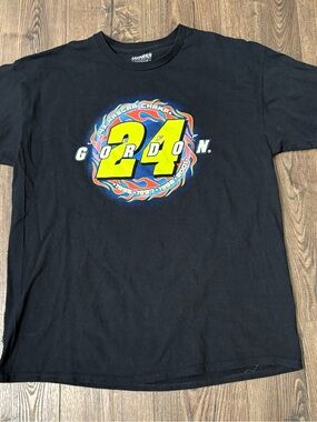 Hendrix Motorsports Jeff Gordon #24 Black Graphic T-Shirt